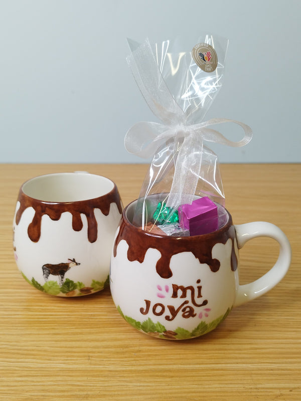 Mi Joya kopje gevuld met gianduja