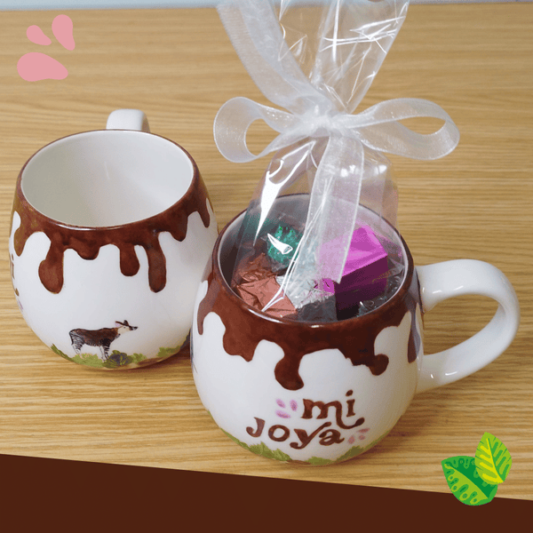 Mi Joya kopje gevuld met gianduja